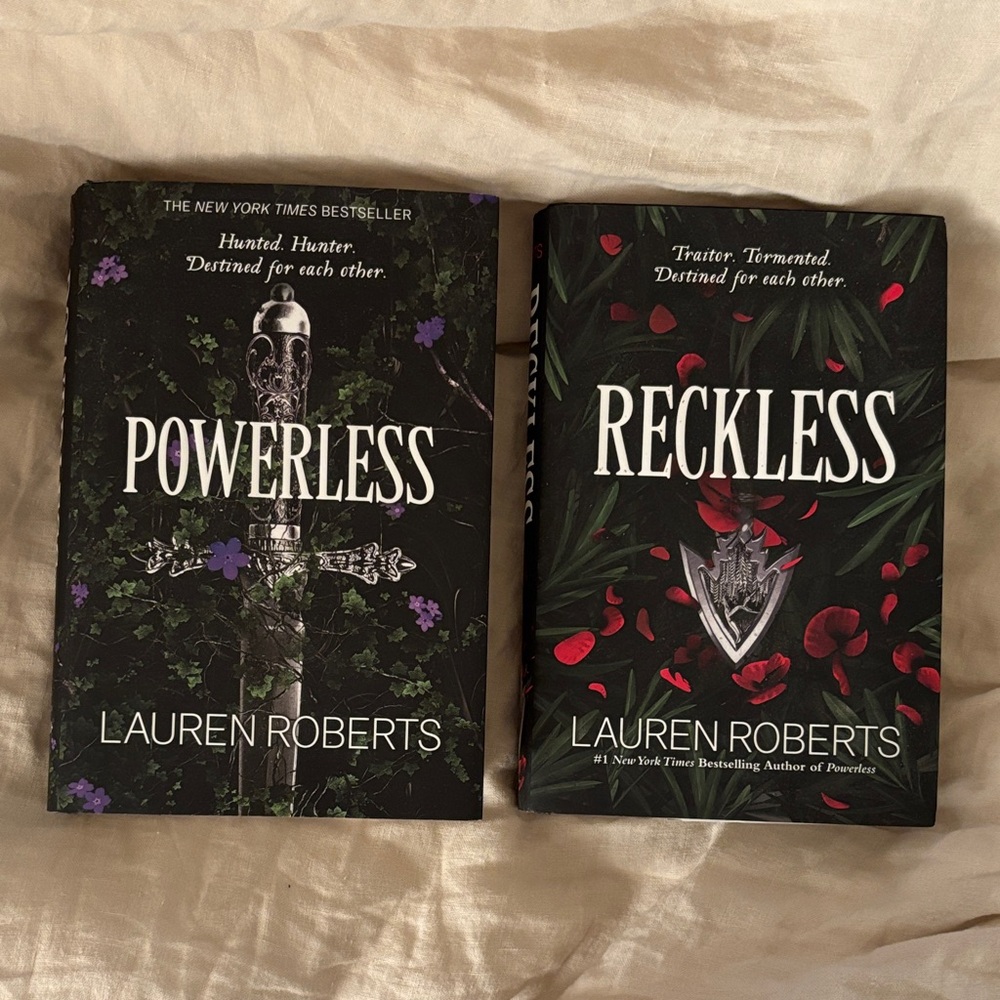 Lauren Roberts 'Powerless' and 'Reckless' Books